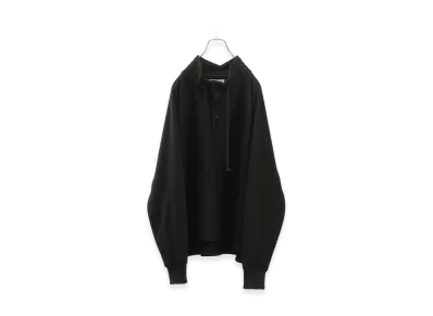 ANCELLM Henley Pull Over Shirt "Black"