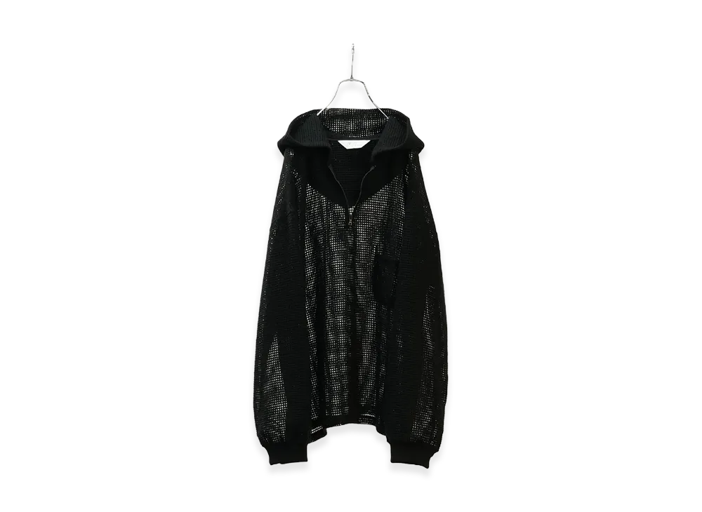 ANCELLM Wool Russell Hoodie "Black"