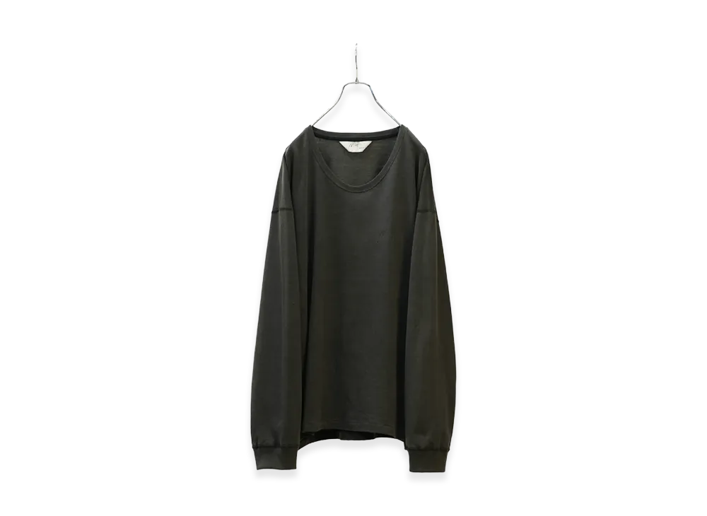 ANCELLM Unevenness Type-U LS T-Shirt "Black"