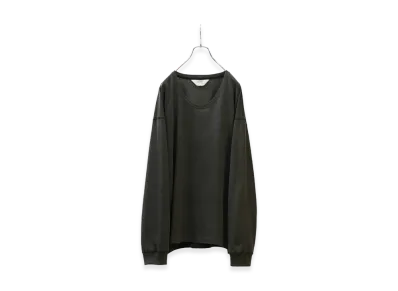 ANCELLM Unevenness Type-U LS T-Shirt "Black"
