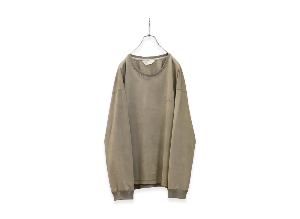 ANCELLM Unevenness Type-U LS T-Shirt "Gray"