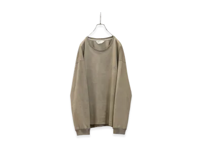 ANCELLM Unevenness Type-U LS T-Shirt "Gray"