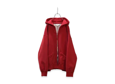 ANCELLM Zip Up Hoodie "Red"