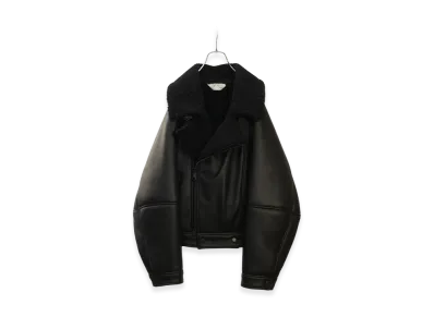 ANCELLM Mouton Double Jacket "Black / Black"