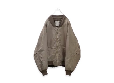 ANCELLM Faded Bomber Jacket "Sand"