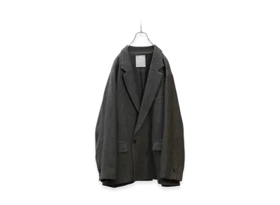 ANCELLM Semi-Double Tailored Jacket "Gray"