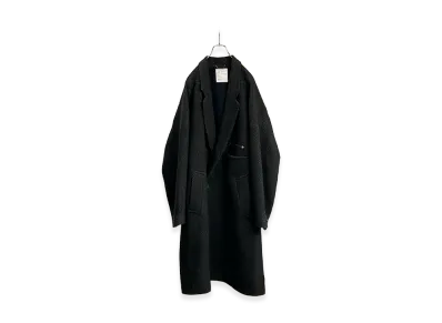 ANCELLM Semi-Double Chester Coat "Brown/Black"