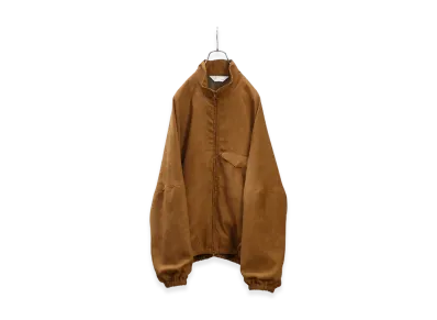 ANCELLM Vegan Suede Kimono Blouson "Brown"