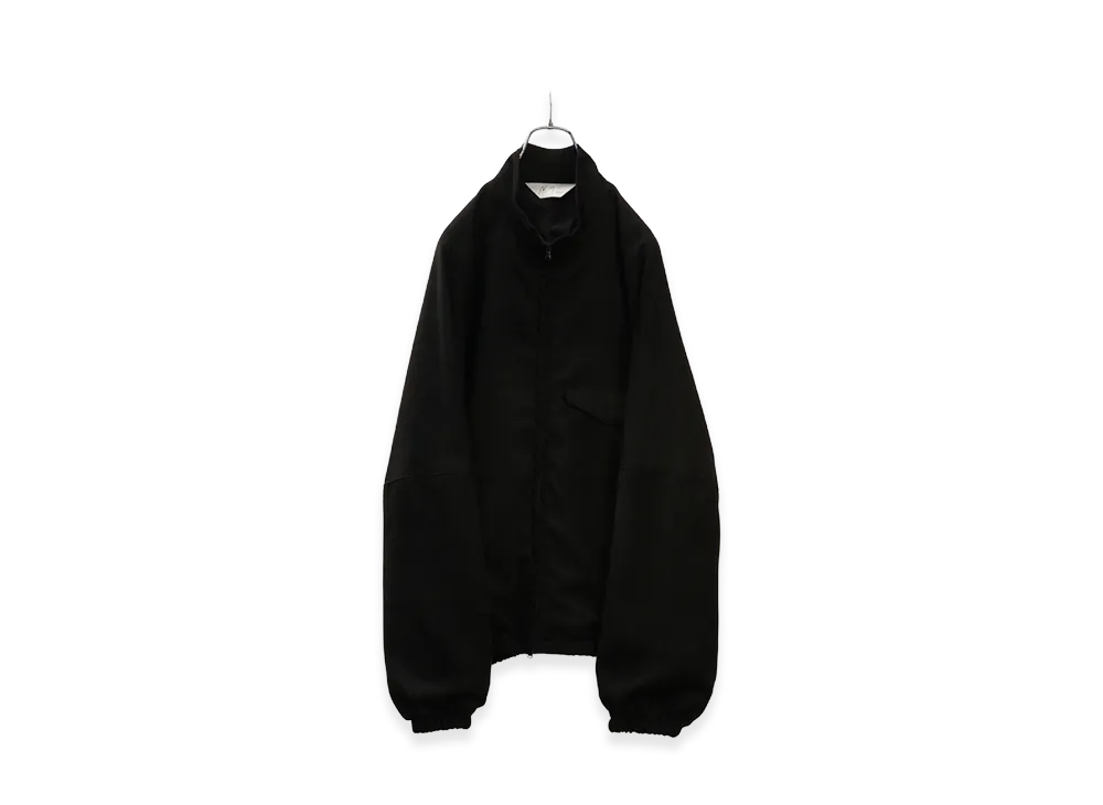 ANCELLM Vegan Suede Kimono Blouson "Black"