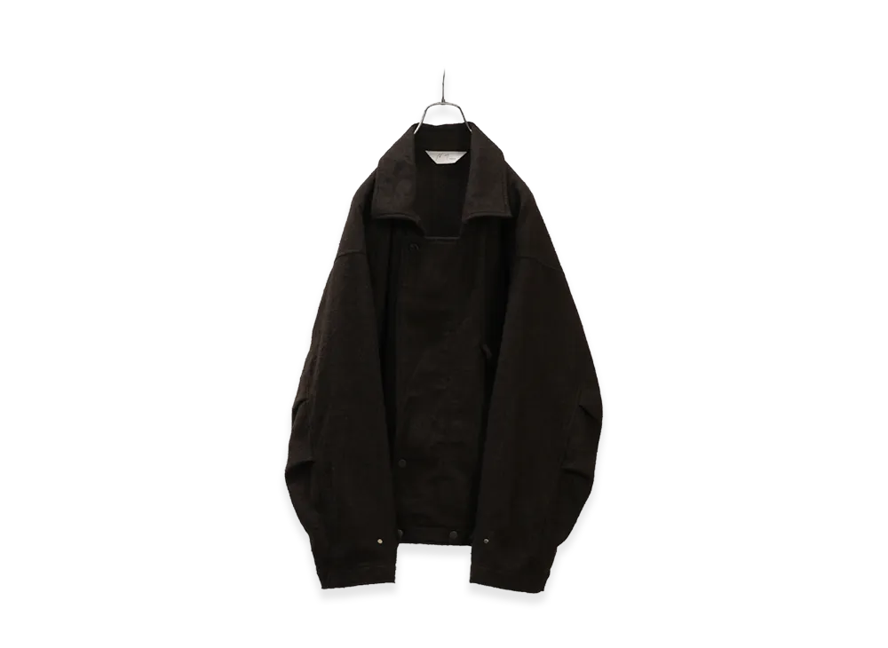 ANCELLM Pilling Wool Double Blouson "Brown"