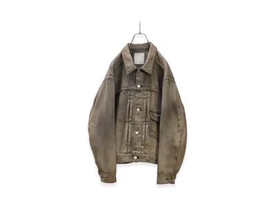 ANCELLM Aging Denim Jacket "Black"