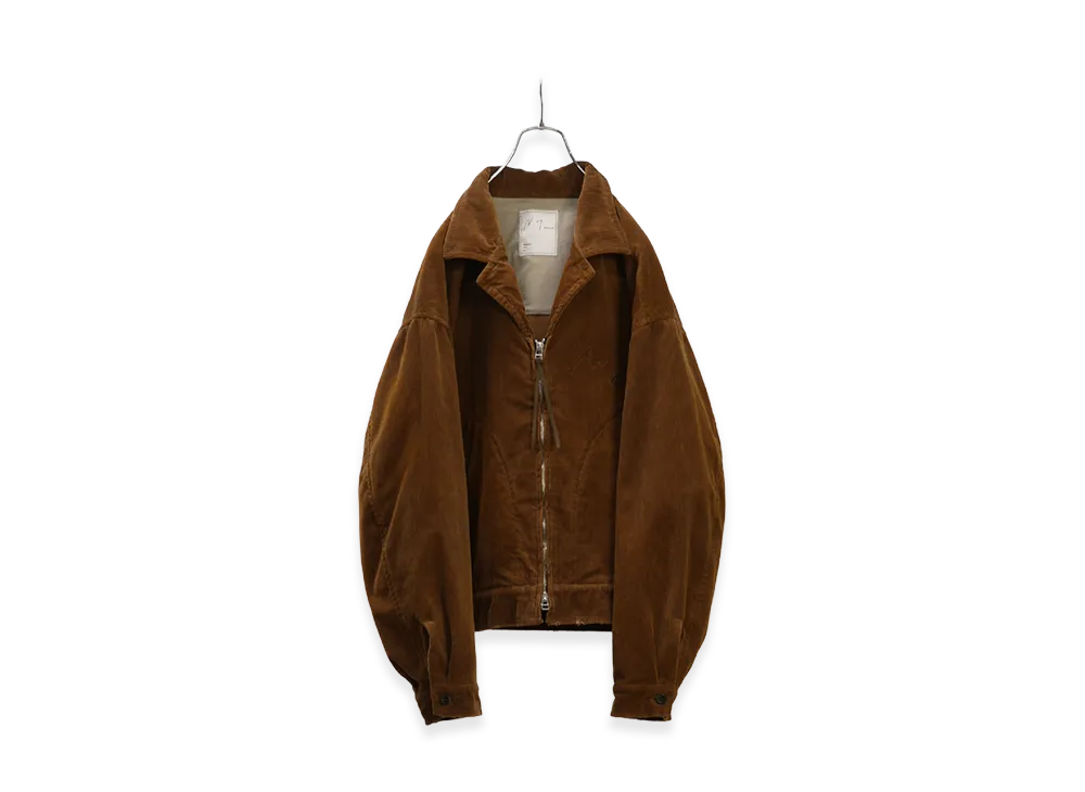 ANCELLM Corduroy Zipup Jacket "Camel"