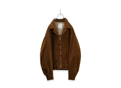 ANCELLM Corduroy Zipup Jacket "Camel"