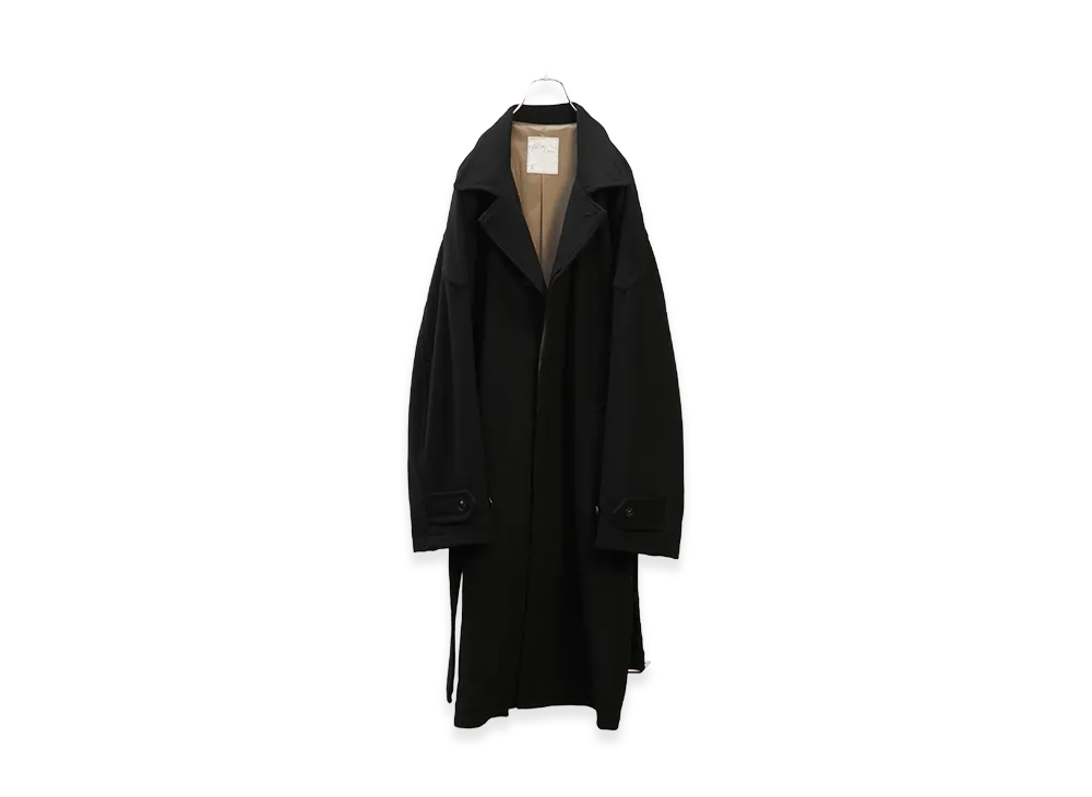 ANCELLM W/S/Ca Balmacaan Coat "Black"