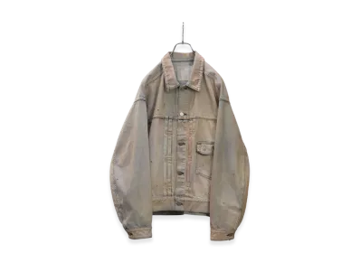 ANCELLM Layering Color Denim Jacket "Indigo"