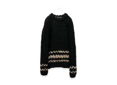 ANCELLM Chunky Knit "Black"