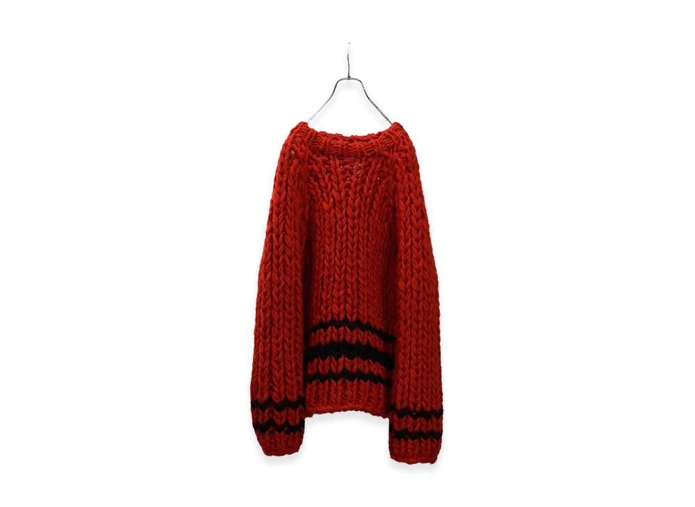 ANCELLM Chunky Knit "Red"