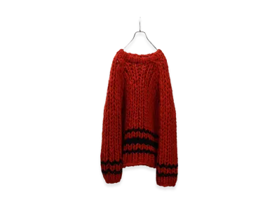 ANCELLM Chunky Knit "Red"