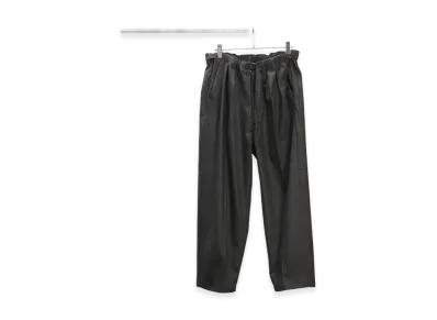 ANCELLM Backsatin Beltless Slacks "Gray"