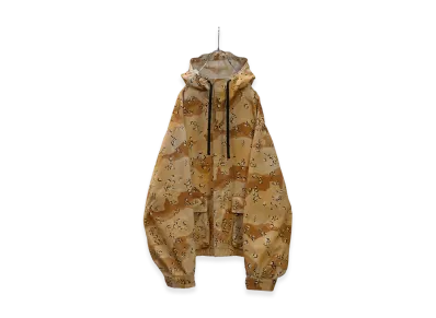 ANCELLM Camo Zipup Hoodie "Chocolate Chip"