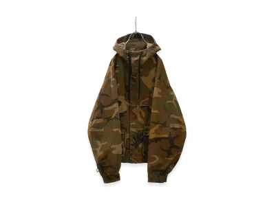 ANCELLM Camo Zipup Hoodie "Woodland"