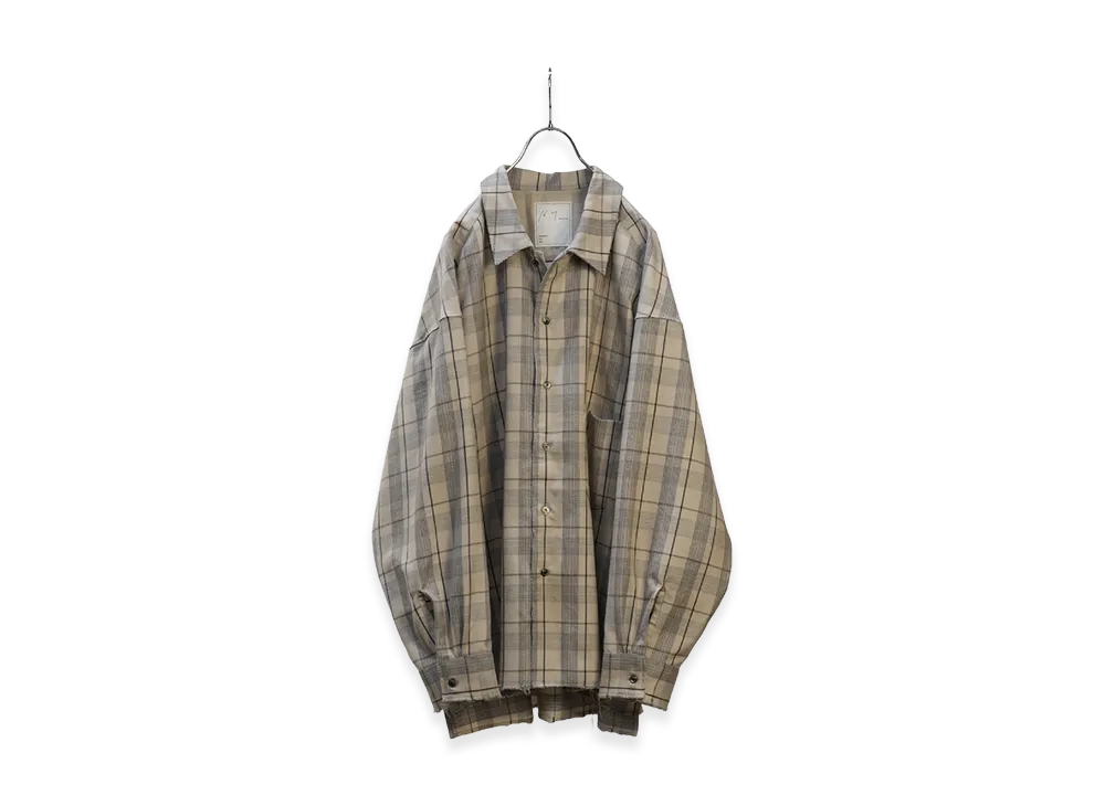 ANCELLM C/R Check Shirt "Gray"