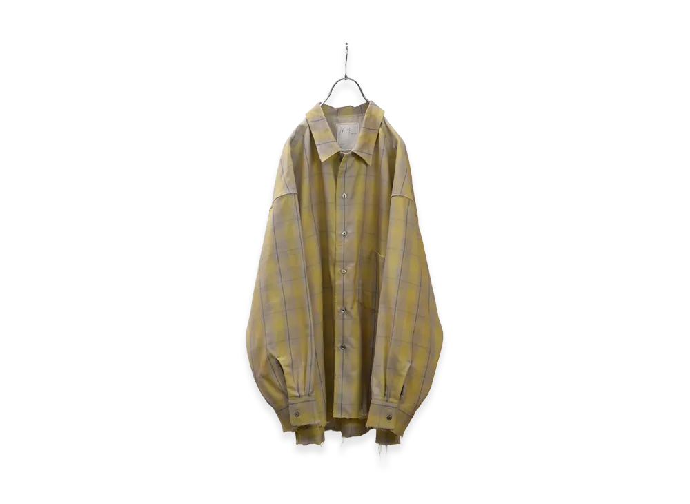 ANCELLM C/R Check Shirt "Yellow"