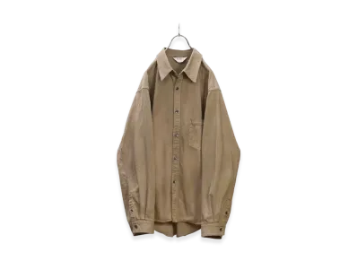 ANCELLM Denim Dress Shirt "Sand"