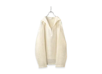 ANCELLM Wool Russell Hoodie "Ivory"