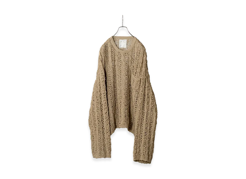 ANCELLM Mesh Knit "Beige"