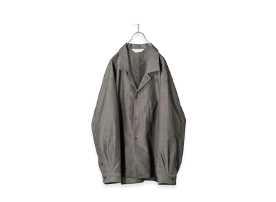 ANCELLM Wool Hakeme Tailored Shirt "Black"