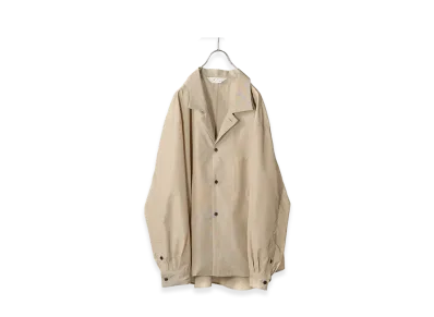 ANCELLM Wool Hakeme Tailored Shirt "Beige"