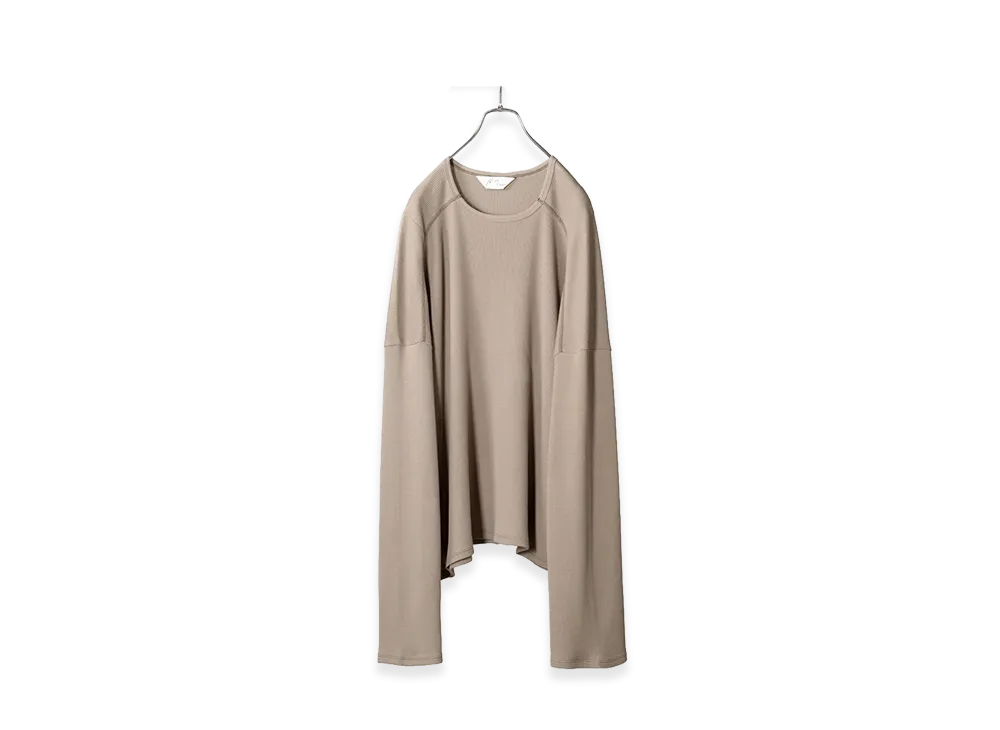 ANCELLM C/CA LS T-Shirt "Sand"