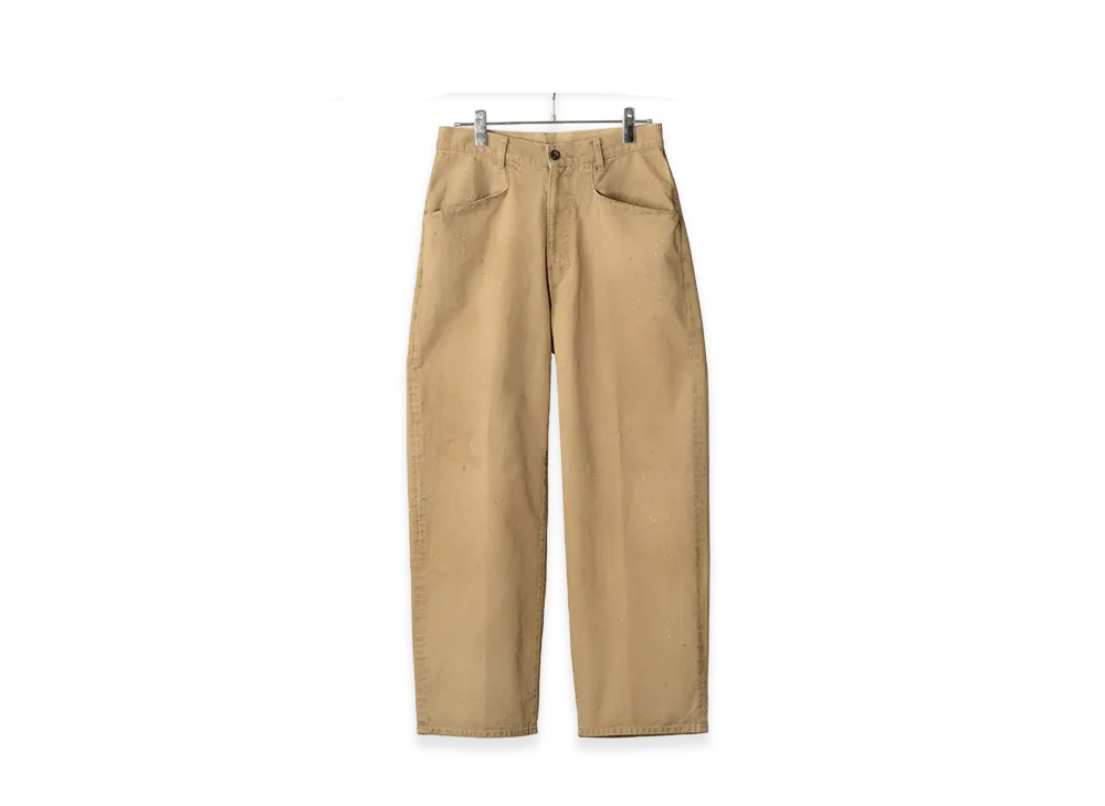 ANCELLM Aging Chino Slacks "Beige"