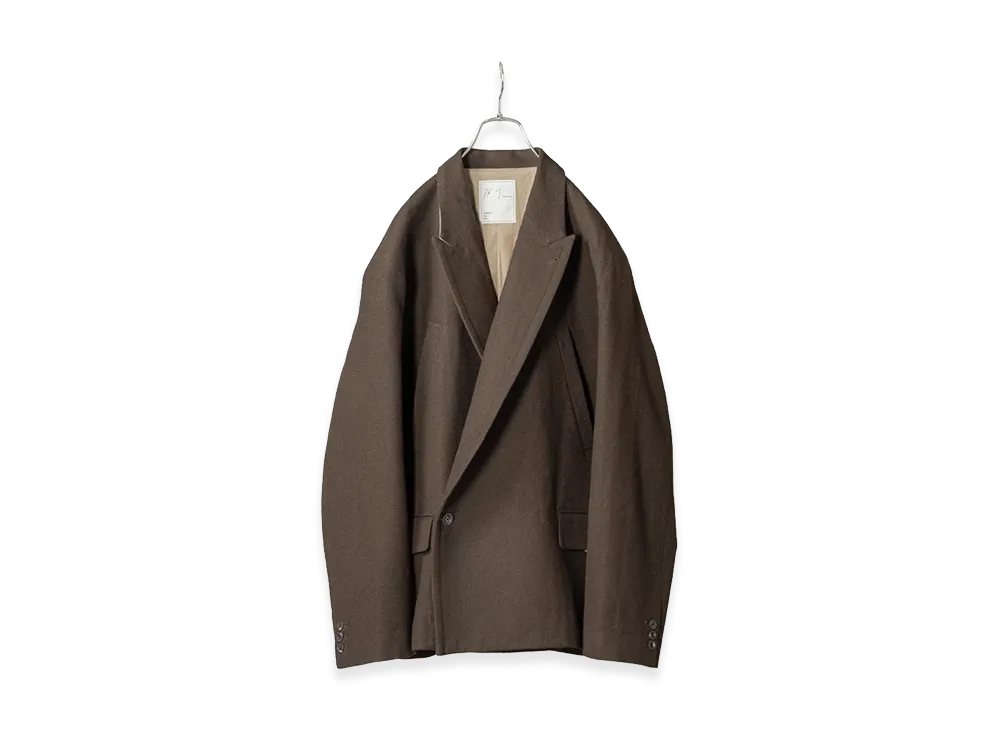 ANCELLM Double Tailored Jacket "Brown"