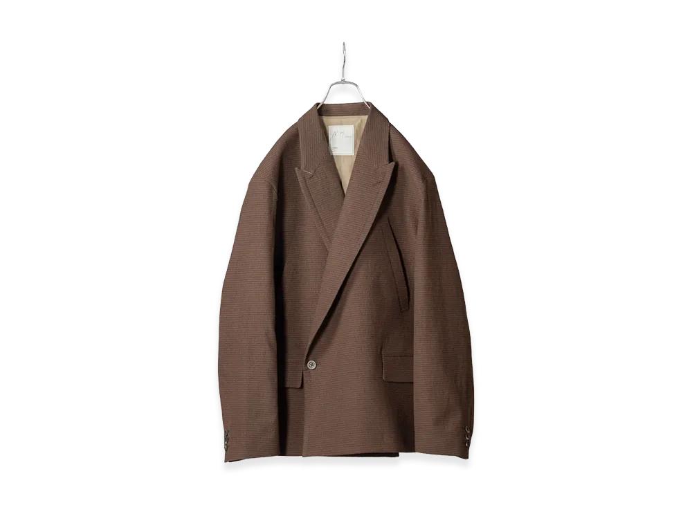 ANCELLM Double Tailored Jacket "Graph Check"