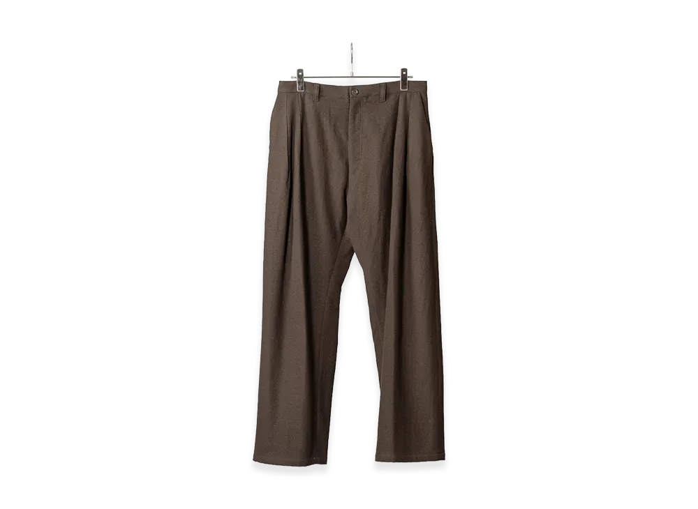 ANCELLM Wool Slacks "Brown"