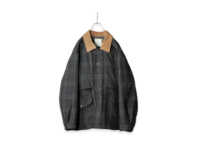 ANCELLM Check Half Jacket "Black Watch"