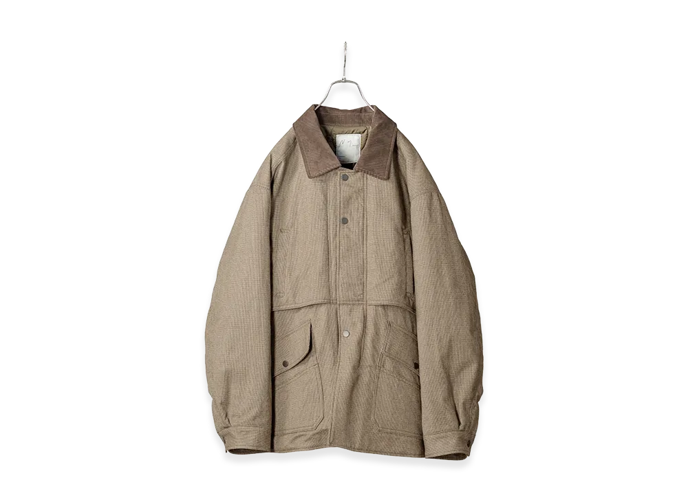 ANCELLM Check Half Jacket "Houndstooth"
