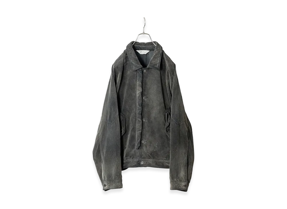 ANCELLM Aging Corduroy Jacket "Black"