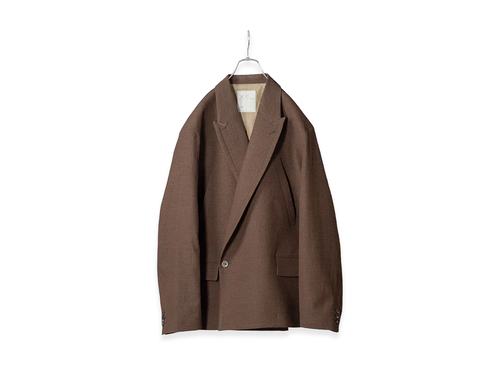 ANCELLM Double Tailored Jacket "Graph Check"