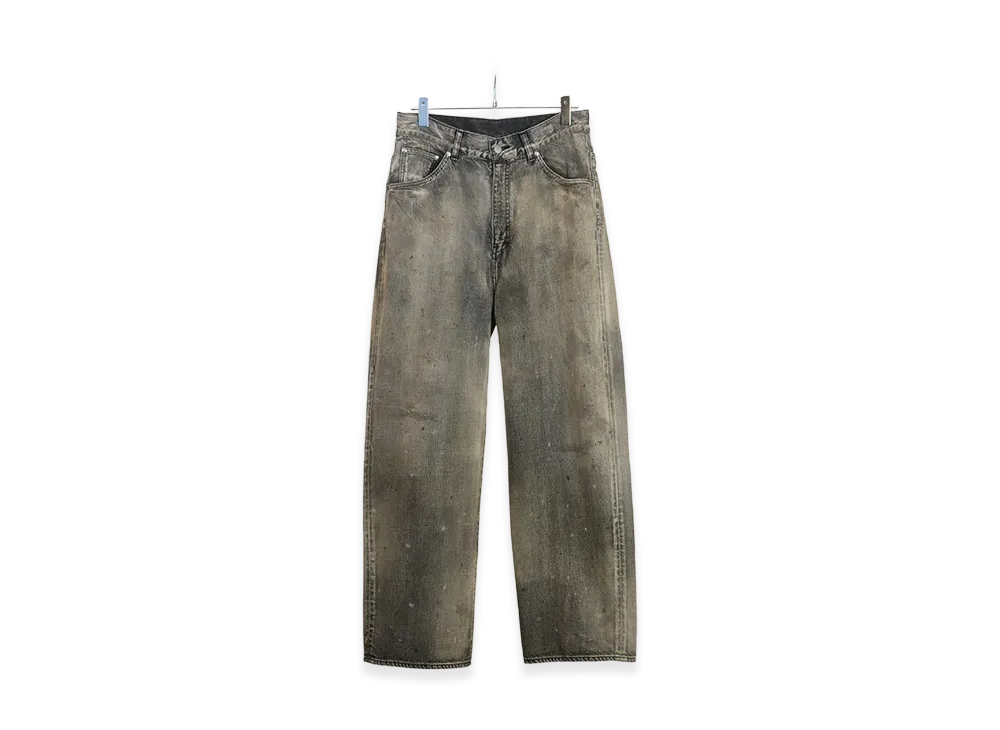 ANCELLM #01 Midtapered 5P Denim Pants "Black"