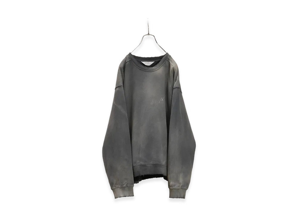 ANCELLM Unevenness Sweat Shirt "Gray"