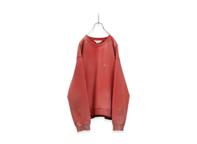 ANCELLM Unevenness Sweat Shirt "Red"