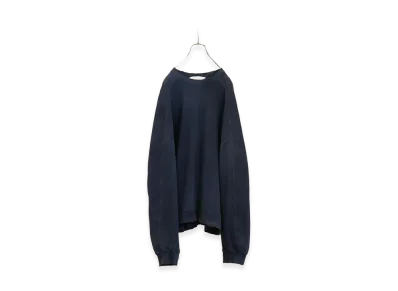 ANCELLM Smooth Sweat Shirt "Dark Navy"