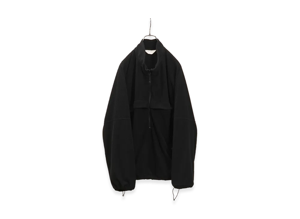 ANCELLM Kimono Zip Fleece "Black"