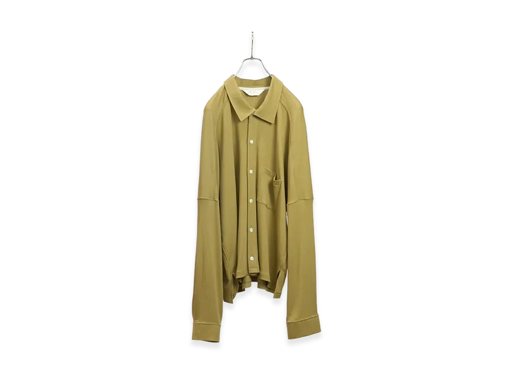 ANCELLM Cas/Sil Kimono Knit Shirt "Yellow"