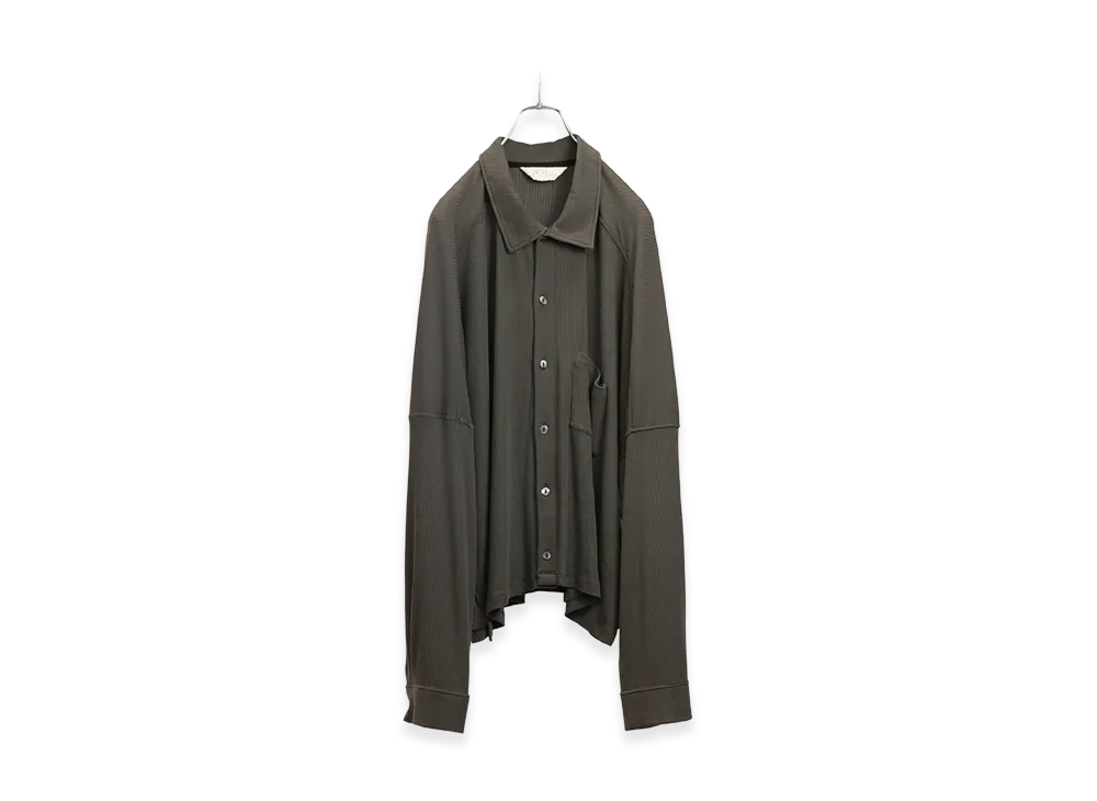 ANCELLM Cas/Sil Kimono Knit Shirt "Gray"