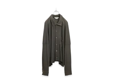 ANCELLM Cas/Sil Kimono Knit Shirt "Gray"