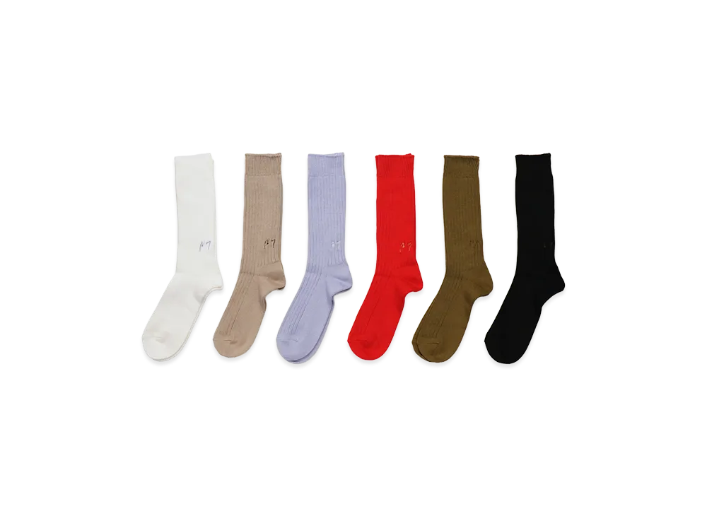 ANCELLM Loose Socks "White"
